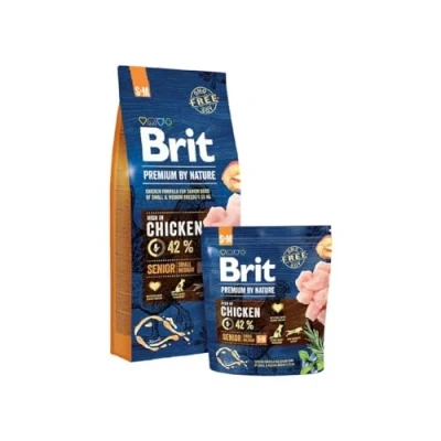 Afbeelding van Brit Premium by Nature hondenvoer Senior S/M 15 kg Hond