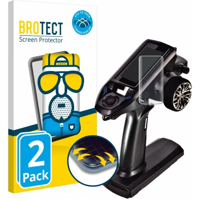 Afbeelding van BROTECT Screenprotector voor Futaba T4PM Plus Folie Beschermfolie matte volledig dekking (2 Stuks)