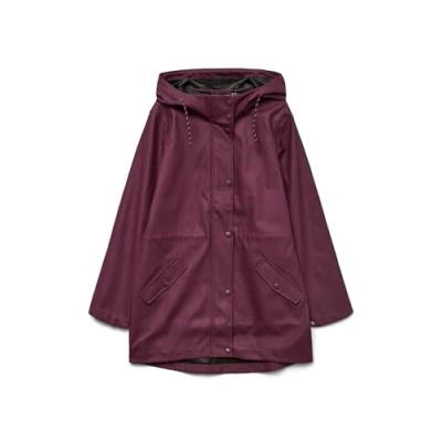 Image de VERO MODA Veste enduite Vmmalou Noos pour femme, Vin, XL