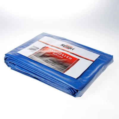 Afbeelding van Kelfort Dekkleed / Afdekzeil pe blauw 4 x 6 meter (130g m2)