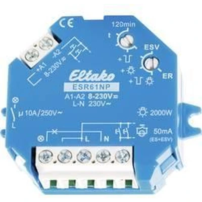 Afbeelding van Eltako ESR61NP Stroomstootschakelaar Op en inbouw 1x NO 230 V/DC, V/AC 10 A 2000 W 1 stuk(s)