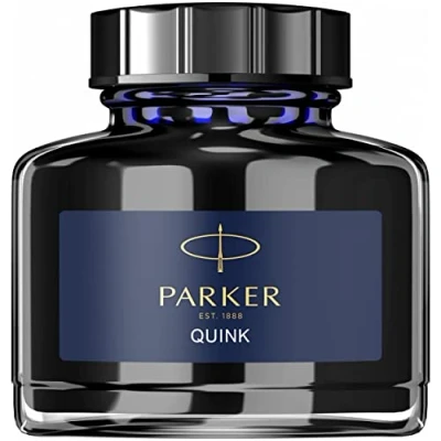 Image de PARKER Quink flacon d&#039;encre bleue/noire, 57 ml