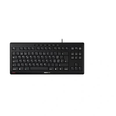 Image de CHERRY STREAM KEYBOARD TKL Clavier USB Suisse commutateur : SX noir