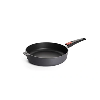 Image de Sauteuse en Fonte 28 cm avec manche amovible 1728dpi Diamond lite Woll Noir