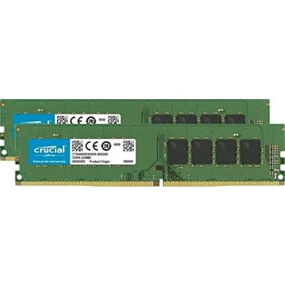 Afbeelding van Crucial RAM CT2K16G4DFD832A, DDR4, desktopgeheugen, 3200 MHz, CL22, 32 GB Kit (2 x 16 GB)
