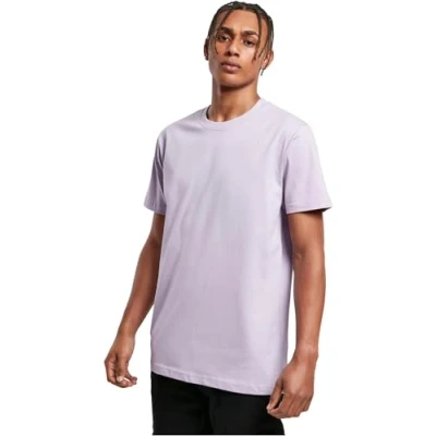 Image de Build your Brand T shirt à col rond basique pour homme En coton avec Disponible dans de nombreuses couleurs Tailles XS 5XL, lilas, L