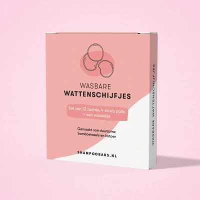 Afbeelding van ShampooBars Wasbare wattenschijfjes (16 stuks)