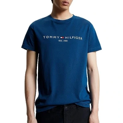 Afbeelding van Tommy Hilfiger Logo Tee T shirt heren (1 stuk)