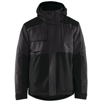 Image de Veste hiver stretch 2D rouge/rouge foncé respirant étanche