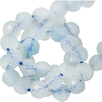 Afbeelding van Aquamarijn Facetkralen (3 mm) 135 Stuks