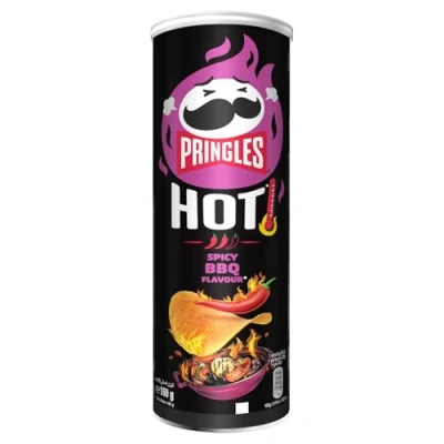 Image de Pringles Chips Tuiles Flame Barbecue Epicé 160g