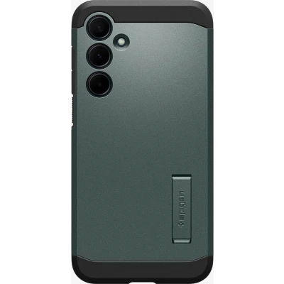 Afbeelding van Spigen Tough Armor Hoesje Geschikt voor Samsung Galaxy A35 Back Cover met Kickstand Groen