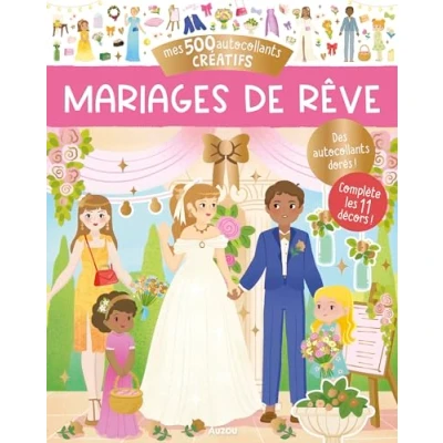 Afbeelding van MARIAGES DE REVE MES 500 AUTOCOLLANTS CREATIFS