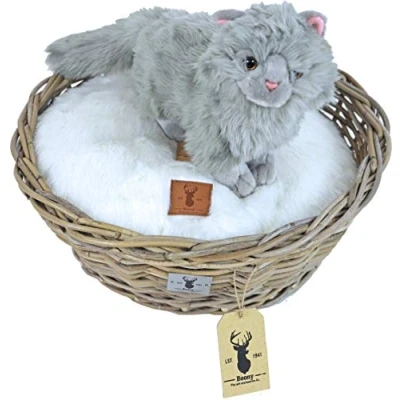 Afbeelding van Boony Est 1941 rotan slaapmand rond 48 cm Gebr. de Boon