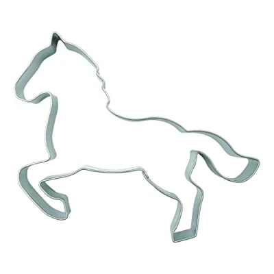Afbeelding van BekkiB 2510 uitsteekvorm paard ca. 9,3 cm, van roestvrij staal, vaatwasmachinebestendig