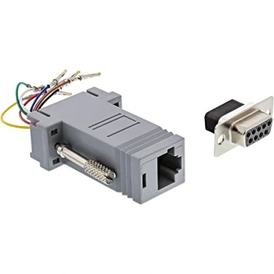 Afbeelding van InLine Adapter (RJ45, 8 cm), Data + Video Adapter, Grijs