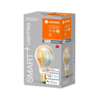 Afbeelding van LEDVANCE 4058075793934 LED lamp Energielabel G (A G) E27 Ballon 6 W = 40 Warmwit tot neutraalwit (Ø x h) 60 mm 1 stuk(s)