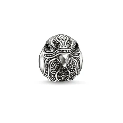 Afbeelding van THOMAS SABO Dames Einzel Oorsteker Wijntraube 925 sterling zilver 750 geelgoud verguld met zirkonia, H2189 472 7, zilverkleurig, Zirkoniumoxide
