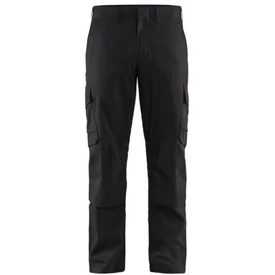 Image de Pantalon industrieà poches genouillères noir Blåkläder