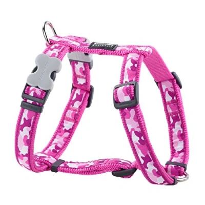 Afbeelding van Hondentuigje Red Dingo Style Fuchsia Camouflage 25 39 cm