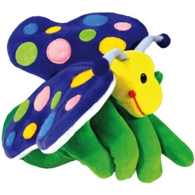 Afbeelding van Beleduc Handpuppe Schmetterling Knuffel voor kinderen, Maat: One Size, Multicoloured