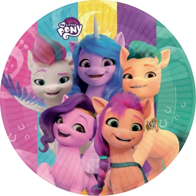 Afbeelding van Amscan My Little Pony 8 Borden 23 cm