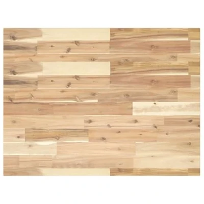 Afbeelding van Tafelblad rechthoekig 100x60x2 cm massief acaciahout