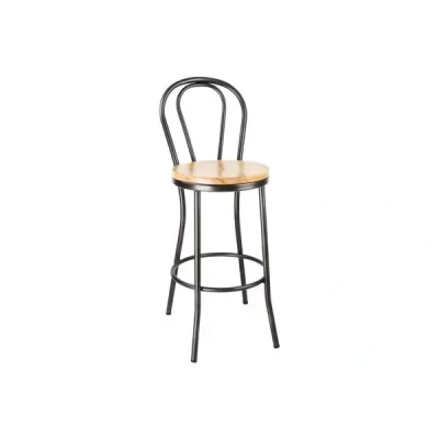 Afbeelding van Bolero Clarisse Hoge Kruk Metallic Grijs 1 Stuks DC179