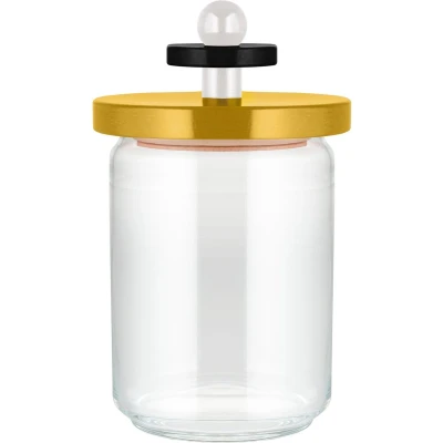Afbeelding van Alessi Voorraadpot Twergi ES16/100 1 Geel ø 12 cm / Liter door Ettore Sotsass