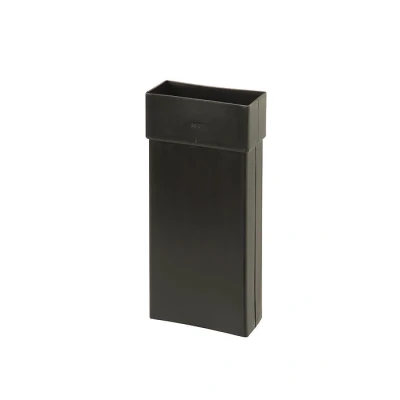 Afbeelding van Ubbink vloerventilatiekoker tbv horizontaal verlengstuk zwart 200mm