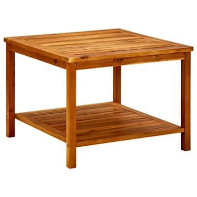 Afbeelding van vidaXL Salontafel 60x60x45 cm massief acaciahout
