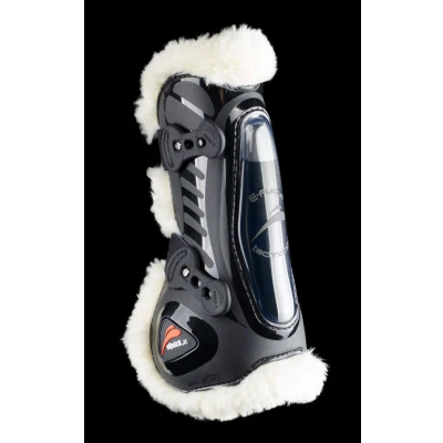 Image de eQuick Protèges Tendons eShock Front Legend Fluffy Noir Full