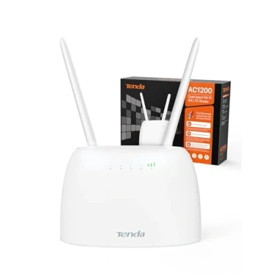 Image de TENDA routeur 4g 1200Mbps port carte sim Ports Ethernet 4G+ LTE VoLTE WiFi configuration facile. 4G07