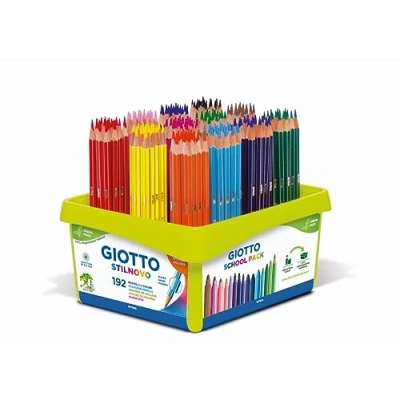 Afbeelding van GIOTTO Stilnovo Schoolpack 192 kleurpotloden
