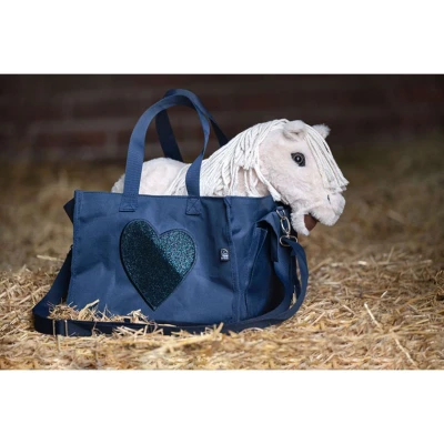 Afbeelding van HKM Transporttas Knuffel Pony Donkerblauw