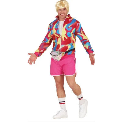 Afbeelding van FIESTAS GUIRCA Fashionista Skaterkostuum voor heren jaren 80 trainingskostuum 90&#039;s poppenkostuums heren, maat M 48 50