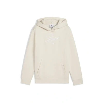Afbeelding van Essentials Script hoodie voor Dames, Maat 13 14Y PUMA