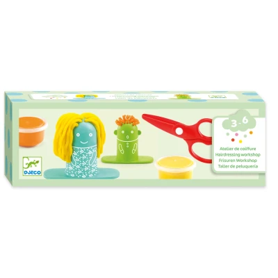 Afbeelding van Djeco boetseerklei kapsalon
