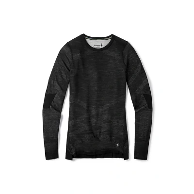 Afbeelding van Smartwool Intraknit Thermal Merino BASE Layer CREW Trui, Dames, Maat: Medium, Black/white