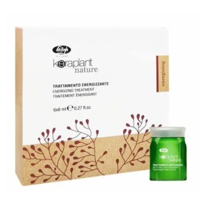 Afbeelding van Lisap Keraplant Nature Energizing Treatment 6x8 Lotion 48ml Voor Dunner Wordend Haar
