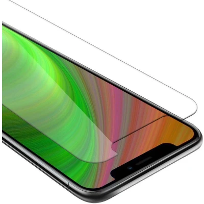 Afbeelding van Cadorabo Screenprotector geschikt voor Apple iPhone XS MAX Pantser film Beschermende in KRISTALHELDER Geharde (Tempered) display beschermglas 9H hardheid met 3D Touch