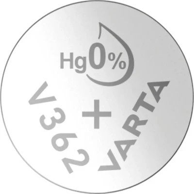 Afbeelding van Varta Batterij Zilveroxide, Knoopcel, 362, SR58, 1.55V Elektronica, Retail Blister (1 Pack)