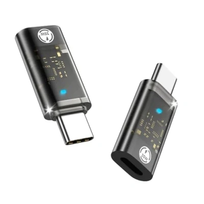 Afbeelding van MoKo Lightning Female to USB C Male Adapter voor iPhone 15 Pro Max Plus, iPad Air/Pro, type Charger Connector ondersteunt 35 W opladen en datasynchronisatie, naar adapter, niet