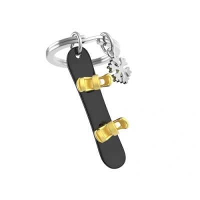 Afbeelding van Metalmorphose sleutelhanger Snowboard