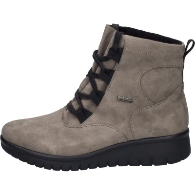 Afbeelding van Josef Seibel Calais Enkellaarsjes met plateauzool, Dames, Maat: 42, Taupe Textiel