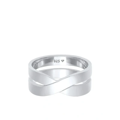 Afbeelding van Kuzzoi Crossover LOOK Ring, Heren, Maat: 62, Silber