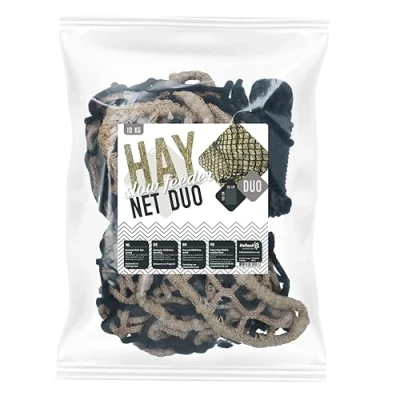Image de Excellent Hay Slowfeeder Filet Duo Noir/Blanc 100x90cm