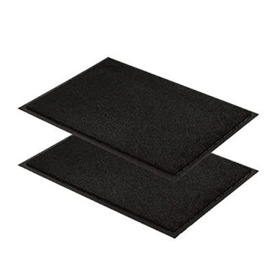 Afbeelding van ASTRA Schoonloopmat Deurmat antislip indoor entreemat antraciet 60x80 cm