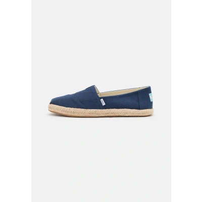 Afbeelding van TOMS Alpargata Vegan Espadrilles, Dames, Maat: 36, Navy Katoen