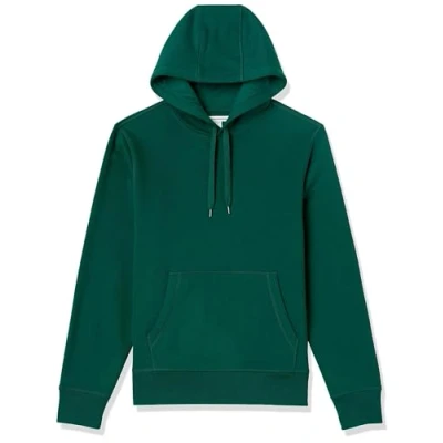 Image de Amazon Essentials Sweat à capuche en polaire (grandes tailles disponibles) Homme, Vert Forêt, S